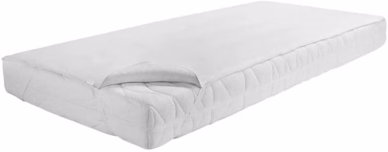 Coprimaterasso 60x120 cm, impermeabile, traspirante, bianco