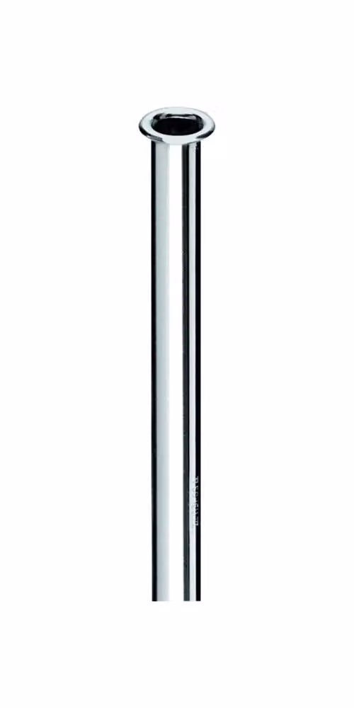 Tubo di rame Schell 12 mm per 1/2", svasatura 18 mm, cromo 300 mm