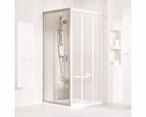 Paravento per porta doccia RAVAK Supernova APSS-90 198 satinato+trasparente 94070UR2Z1