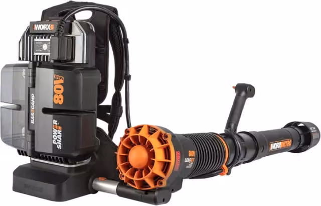 Soffiatore a batteria WORX WG572E LeafJet Brushless con 4 batterie da 4Ah incluso, colore nero – 2