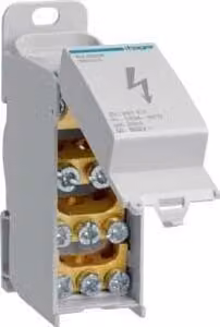 HAGER KJ02DN blocco di distribuzione 125A chiuso, 1 polo (KJ02DN)