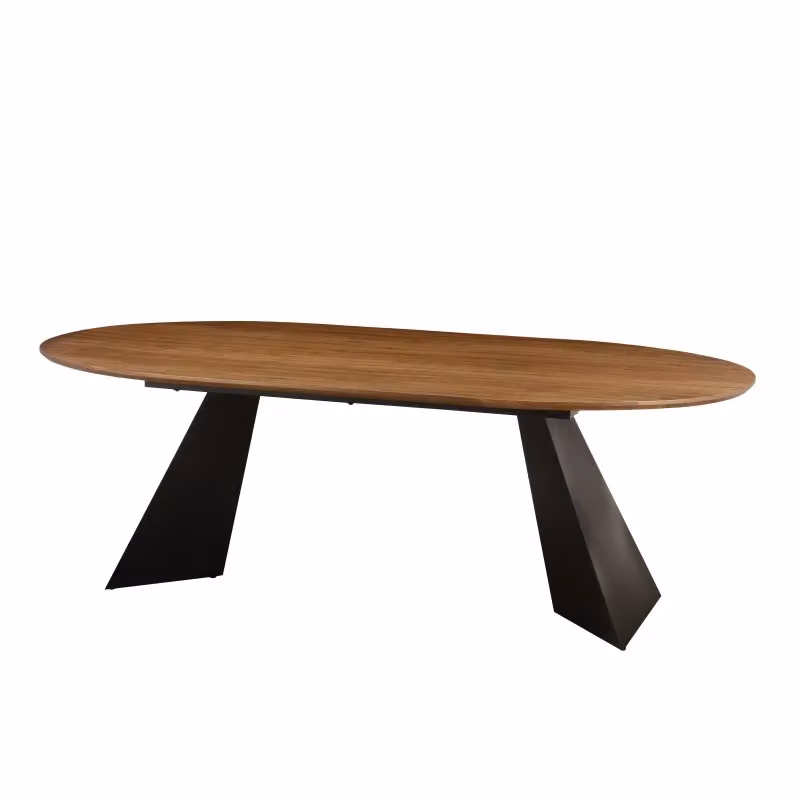 Tavolo fisso Tyler Casa Collection con top in legno e gambe in metallo, L: 220 cm, P: 110 cm, H: 76 cm – 2
