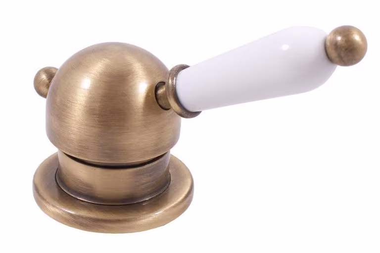 RAV - Maniglia per miscelatore LABE OLD BRASS, Colore: Old Brass, Dimensioni: 1/2'' (L568.5SM)