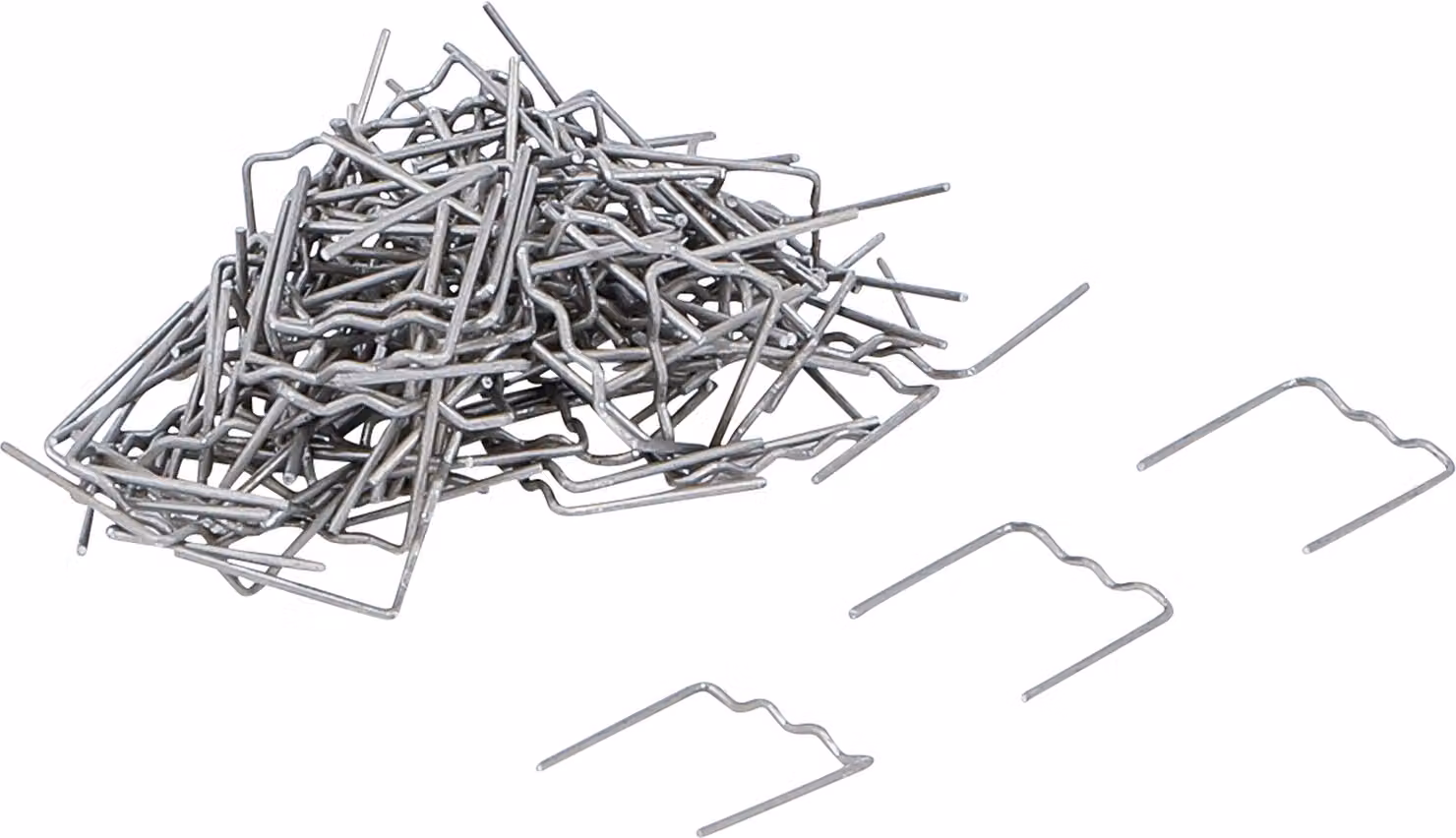 Set di morsetti di riparazione BGS piatti 0,8 mm 100 pz - 73351