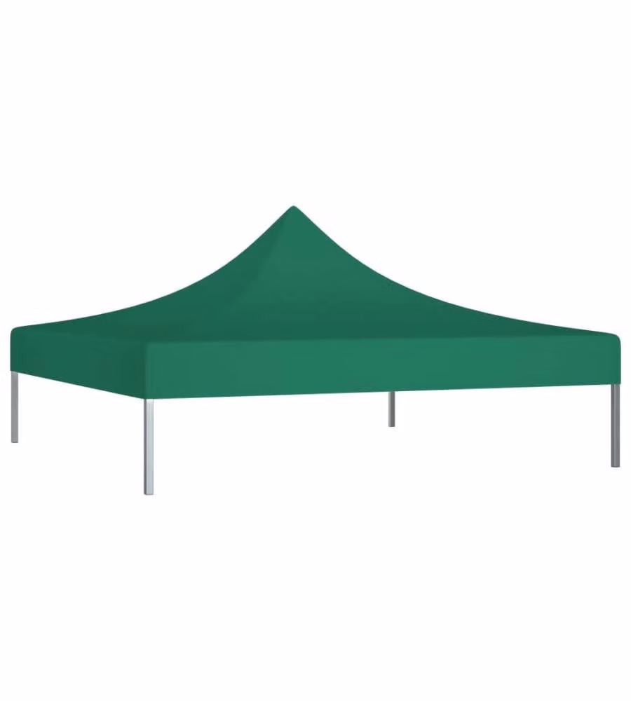 Tetto per Tendone per Feste 3x3 m Verde 270 g/mq