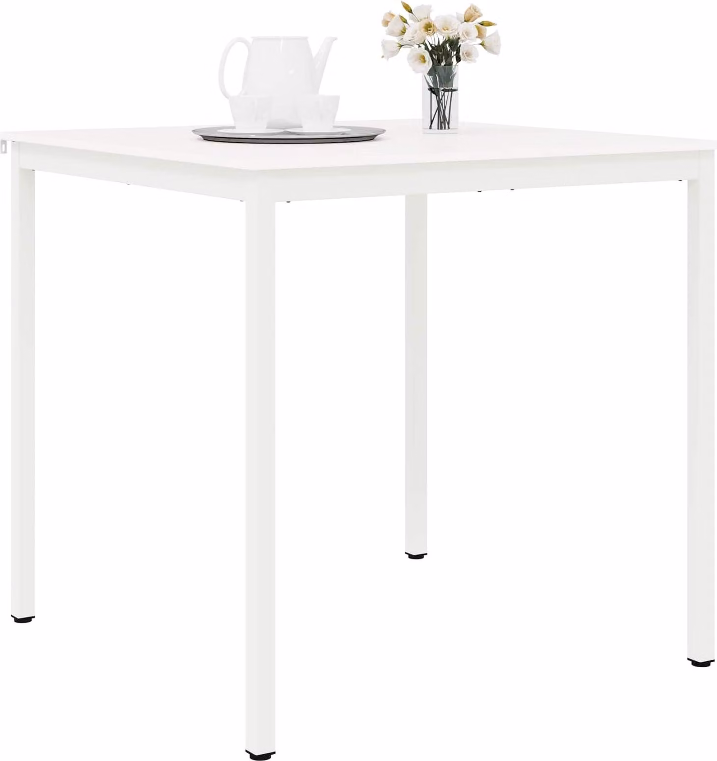 Tavolo da bar SYFAX™ bianco 110 x 55 x 105 cm in legno di pino massiccio