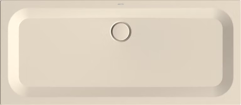 Receveur de douche rectangulaire BetteUltra avec support de baignoire minimum, 1600x700x35mm, 5951-001T1, 5951-001T1