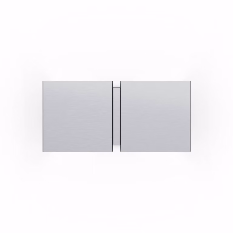 Wever & Ducré Lighting Applique da parete CG Square, Alluminio / Grigio / Zincato, Soggiorno / Sala da pranzo, Metallo, Moderno, Applique