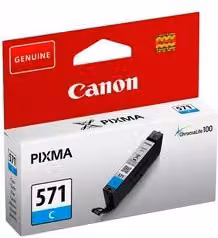 Cartuccia per stampante Canon CLI-571 Ciano CHROMALIFE 100 0386C001