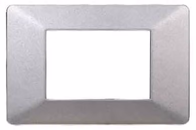 PLACCA COPRINTERRUTTORI SILVER 'STARLIGHT' 7 Moduli