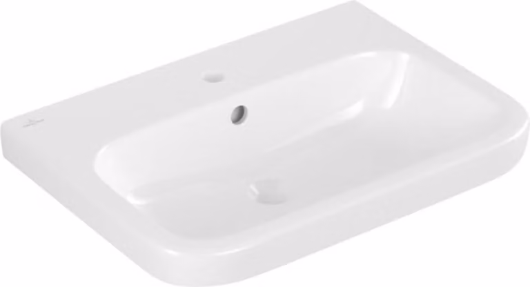 Villeroy & Boch Architectura lavabo, rectangulaire, 1 trou pour robinet, avec trop-plein, dessous poncé, 650x470mm, 4188KGR1, 4188KGR1