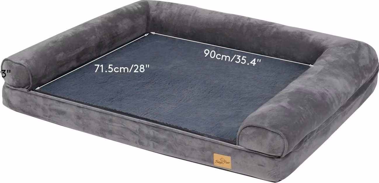 Letto per cani, base in schiuma di sostegno, rivestimento interno impermeabile, XL