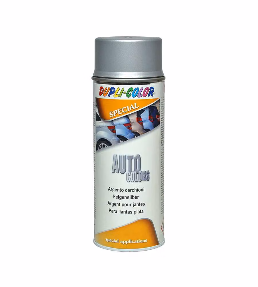 Motip Dupli Vernice Spray per Cerchioni Auto - Argento - 400 ml