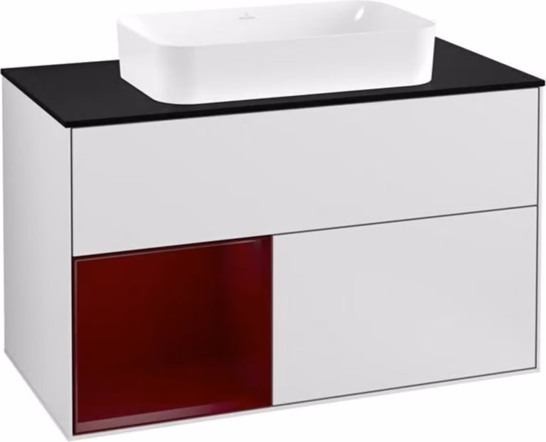 Villeroy & Boch V&B FINION mobile lavabo 1000x603x501 Abdpl bl Reg Peony/wh ma