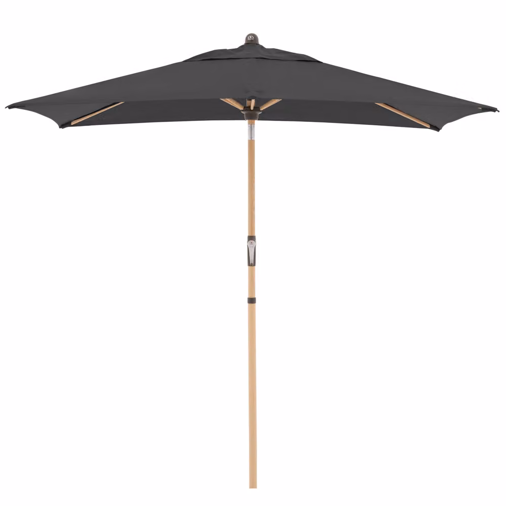 Doppler ALU WOOD 210 x 140 cm - ombrellone automatico inclinabile con protezione ULTRA UV : Design in tessuto - 840