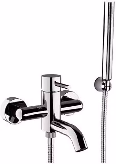 Miscelatore vasca con kit doccino cromato - Serie X Style