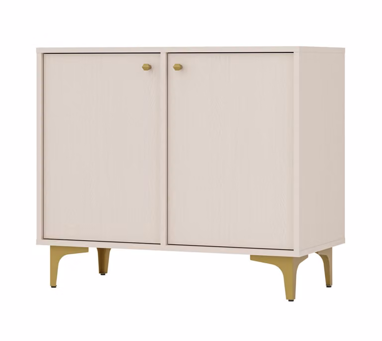 Cassettiera stretta IROS 1 - beige / oro