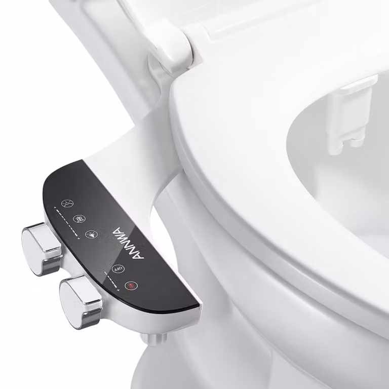 Bidet con acqua calda e fredda, ugelli autopulenti, modello TT18NA
