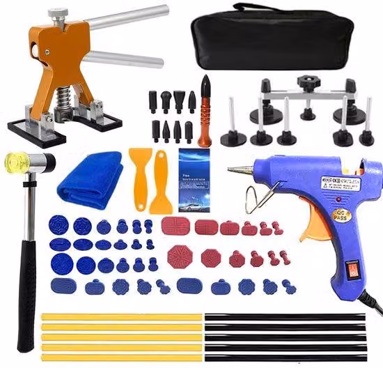 Kit di riparazione per ammaccature - Rimozione efficace delle ammaccature - 36 x 25 x 10 cm