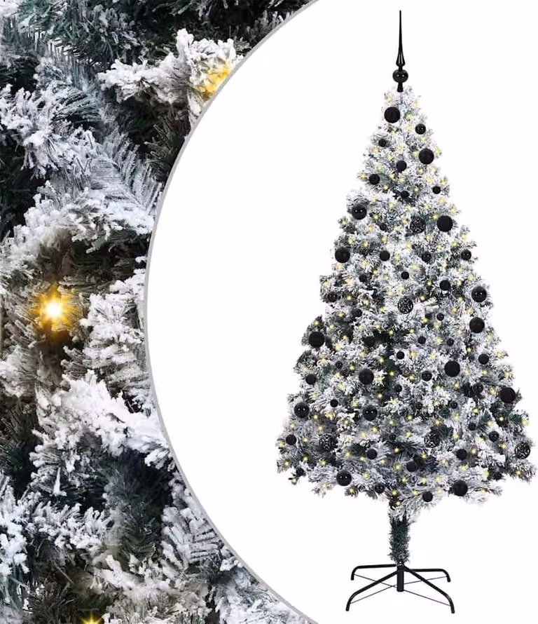 Albero di Natale artificiale con 300 LED Bianco 210 cm