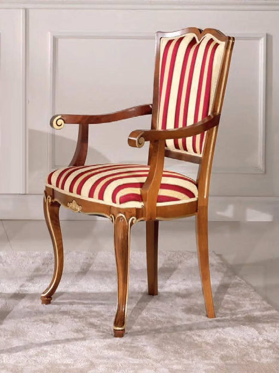 Esszimmer Holz Möbel Stühle Luxus Design Polster Stuhl Lehn Sitz Büro Möbel