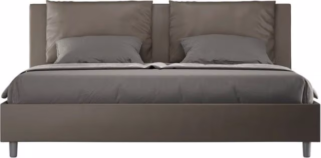 Letto Matrimoniale 160x200 cm Senza Rete Antea Cappuccino