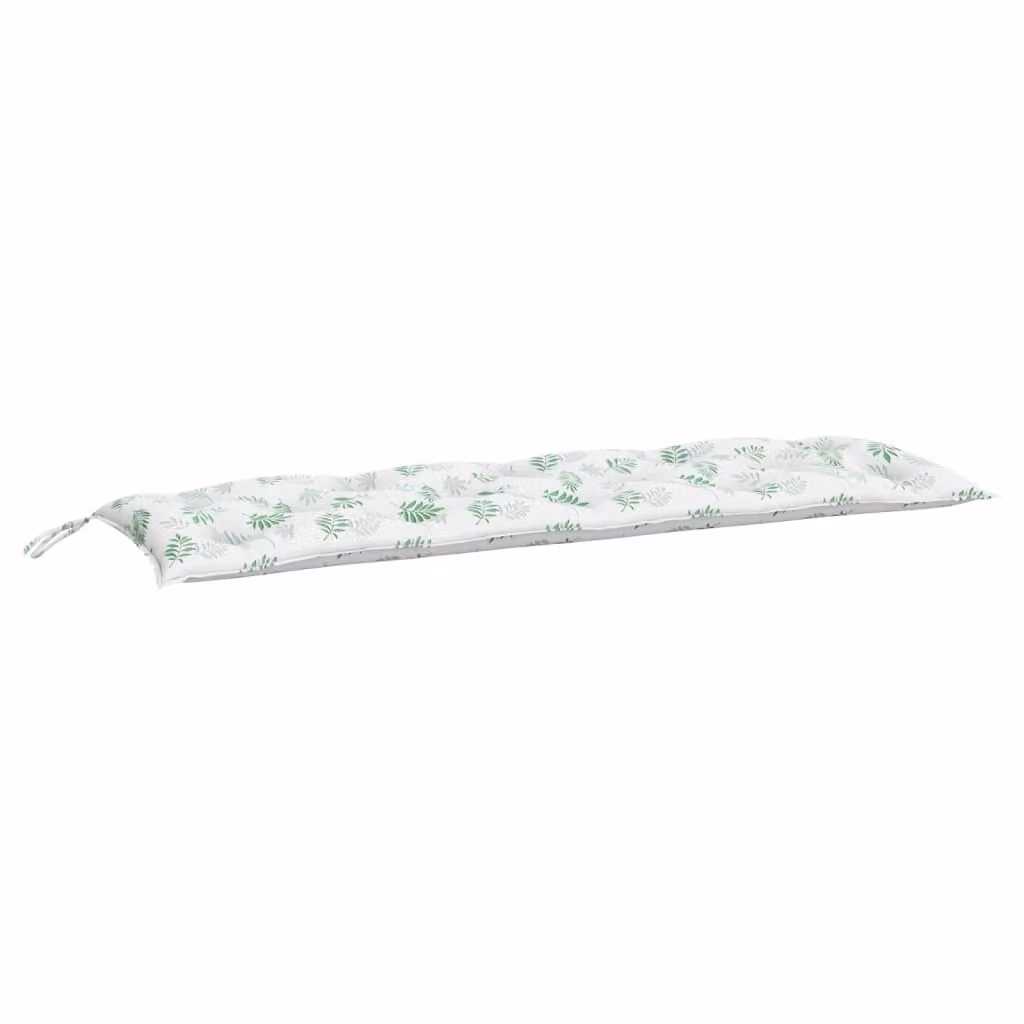 Cuscino per Panca a Foglie 150x50x7 cm in Tessuto Oxford