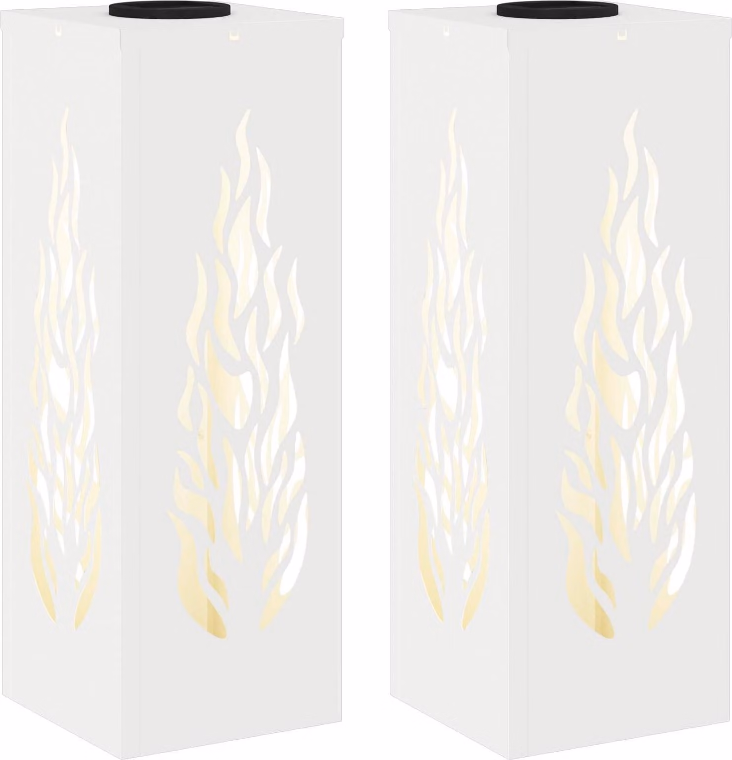 Faro LED solare per sentieri 2 pcs Bianco