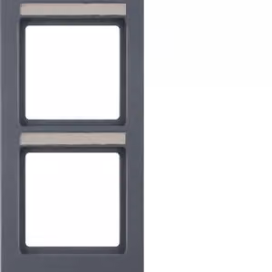 Berker 10526086, Antracite, Termoplastica, Senza viti, Berker, Opaco, Q.3