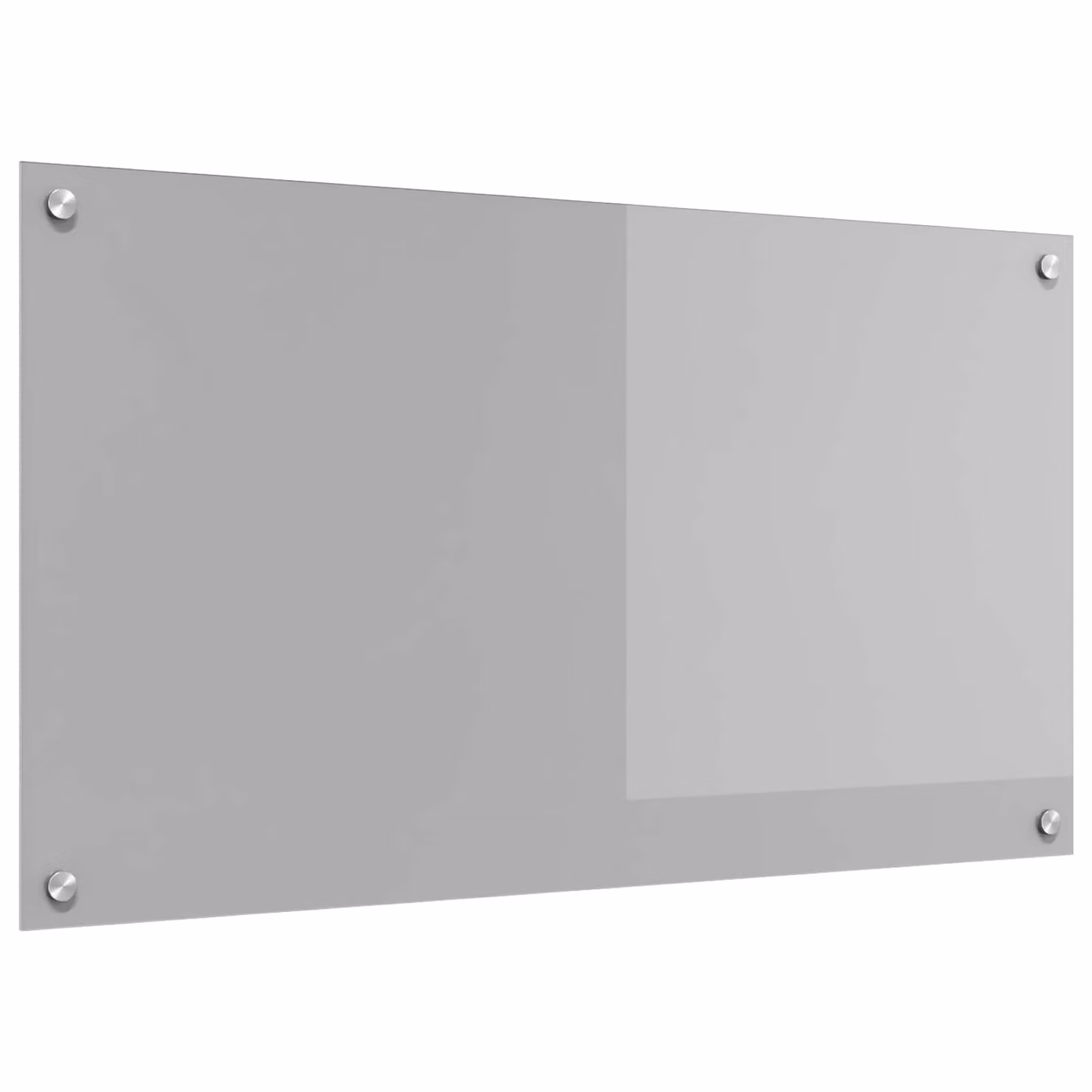 Schienale da cucina vidaXL in vetro temperato Grigio chiaro L: 90 cm, P: 50 cm