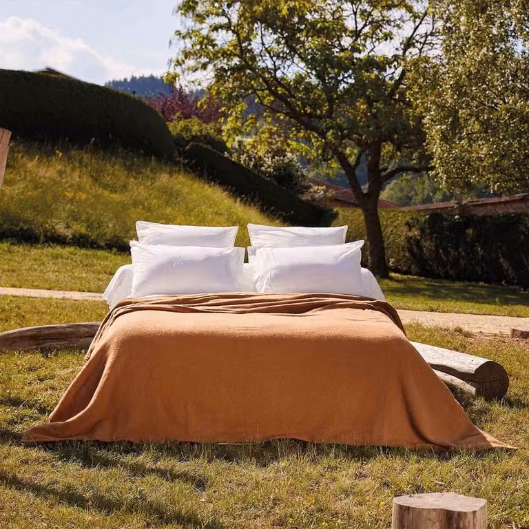 Coperta Wolldecke in pelle di capra, 240x300 cm – 100% lana vergine