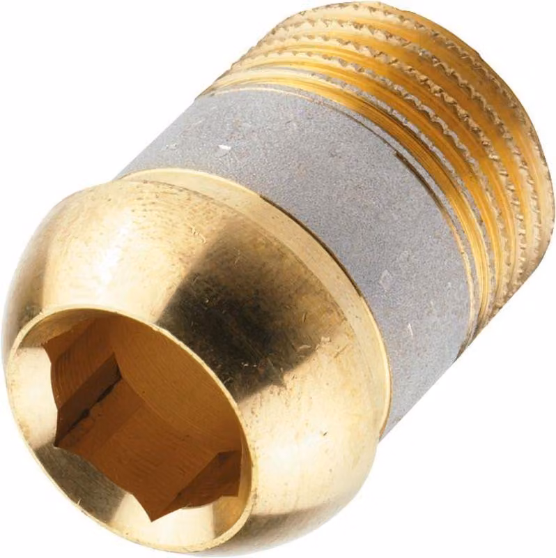 Danfoss R 1/2 nipplo per RA, RAV(L), FJV, RLV, AVDO, VMT nichelato