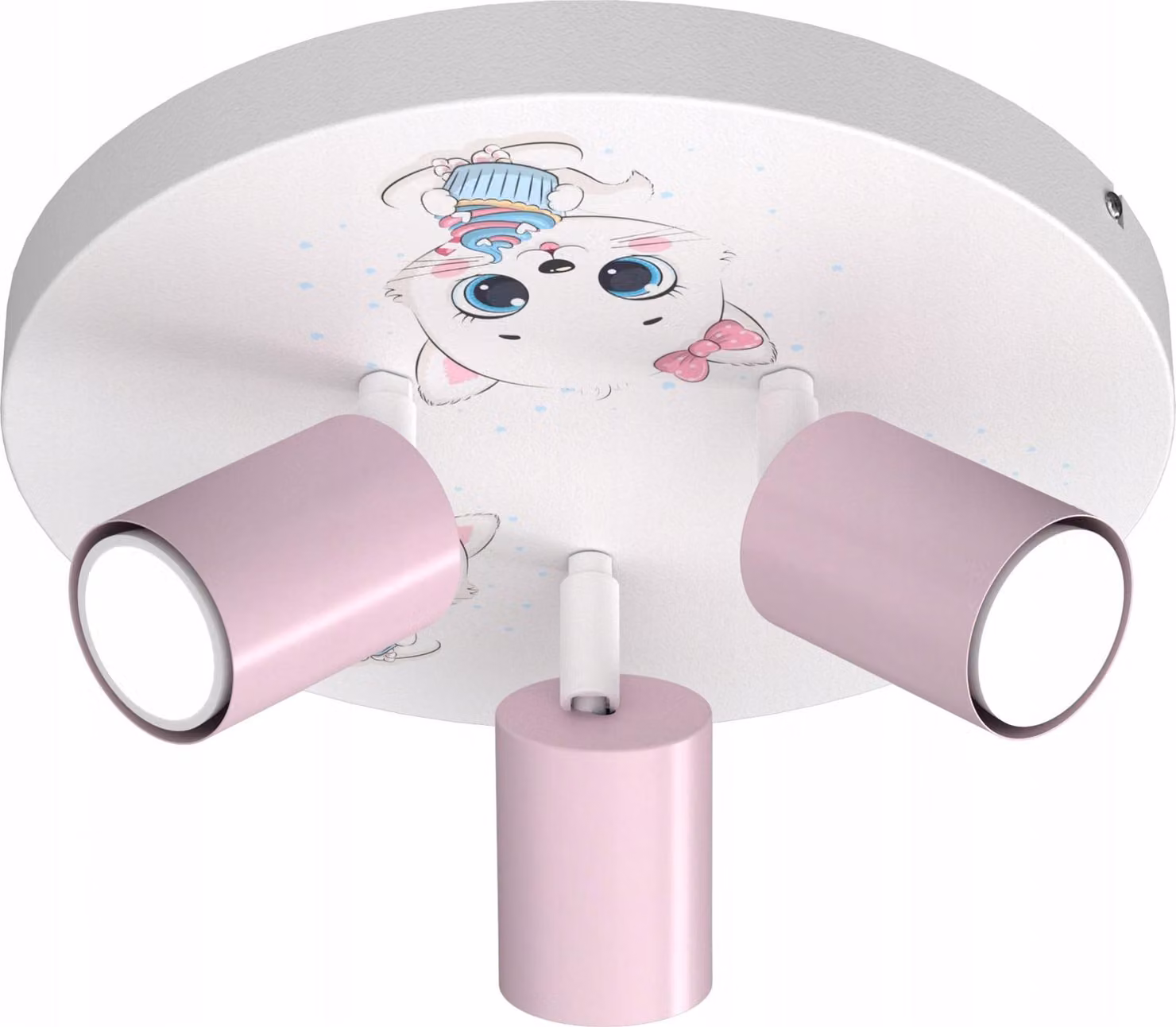 Lampada Da Tavolino Per Bambini Per Una Bambina A Forma Di Gatto Con Luce Led, Modello Polacco, Gu10