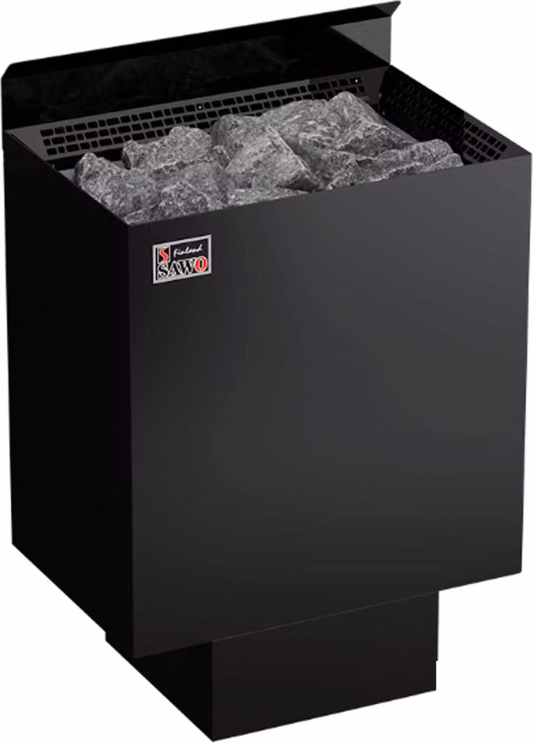 Stufe per sauna Sawo Nordex 6,0 kW, nero | richiede comando separato | NRN-60NS-BL-Z-C