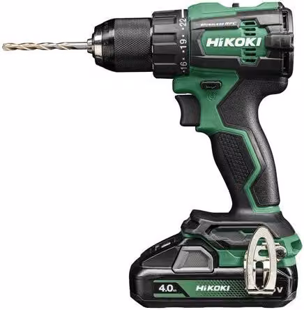 Trapano con percussione HiKOKI DV18DE 18V Brushless verde con batteria ricaricabile
