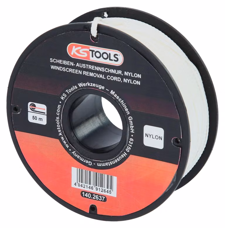 KS TOOLS Cavo di sgancio del disco in nylon 50m - 140.2637