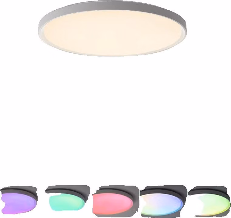 Plafoniera, illuminazione colorata RGB, controllo intelligente, 37 cm
