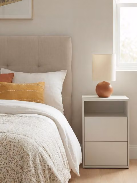 Comodino Hegas bianco per bambini Kenay Home