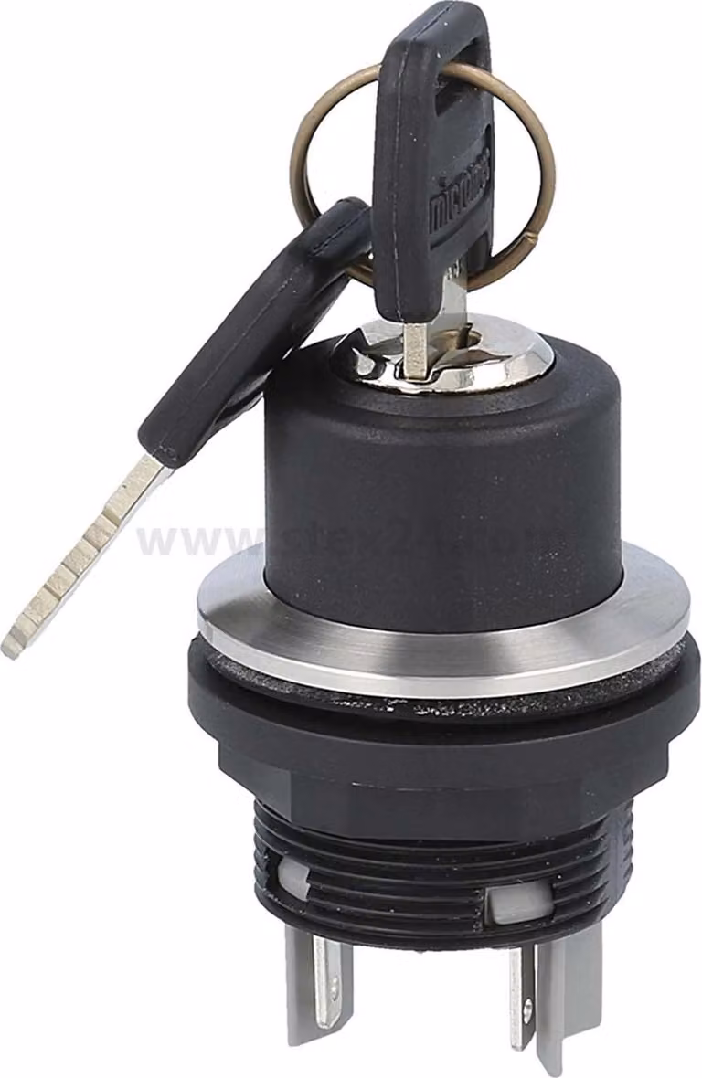 Georg Schlegel Chiave a scatto, 1S rotonda, SHORTRON Connettore piatto 2,8 mm x 0,8 mm - 1 pezzo