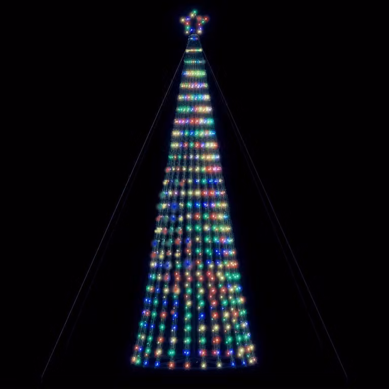 Albero di Natale a LED vidaXL multicolore con 1028 LED, Altezza: 403 cm