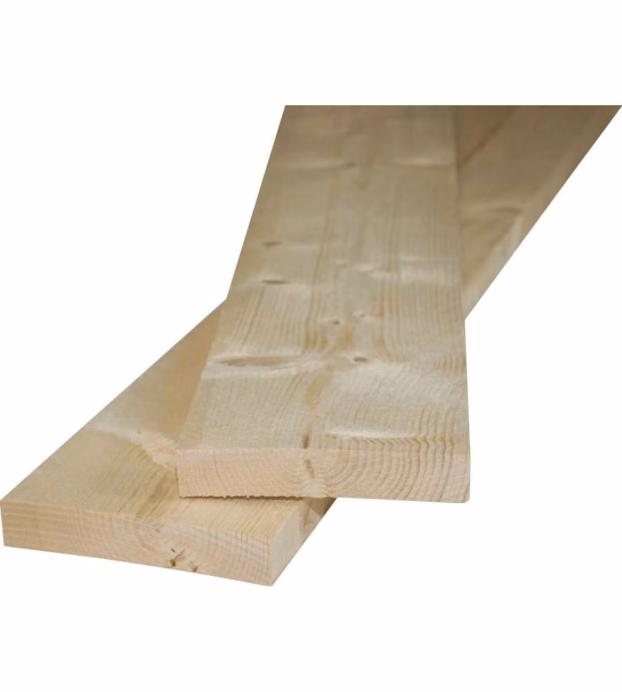 Pircher Listello In Abete Grezzo 25x120x2000 mm Versatile Fai da Te