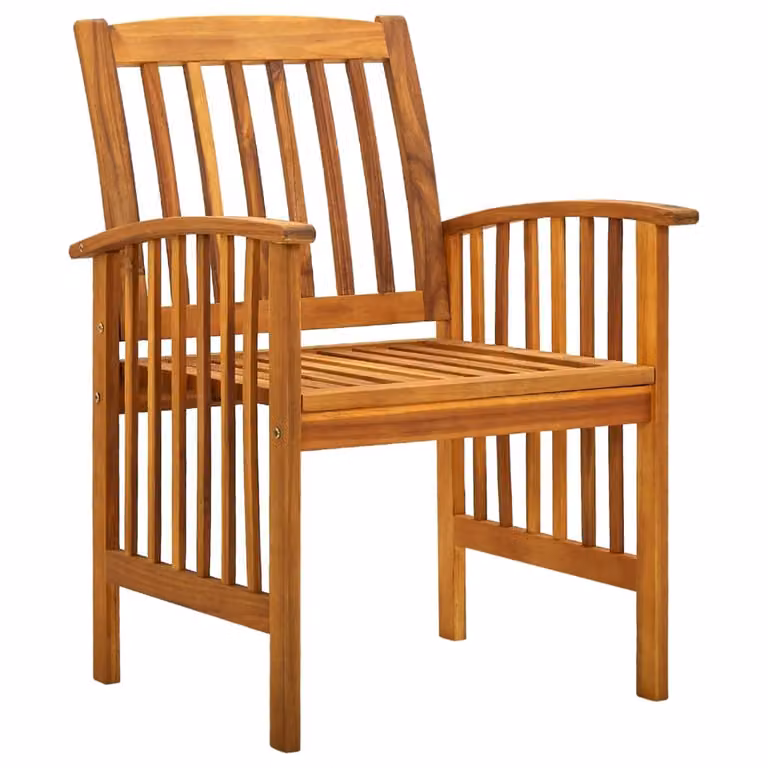 Maison Exclusive - Set da pranzo da giardino 3 pezzi con cuscini in legno massello di acacia