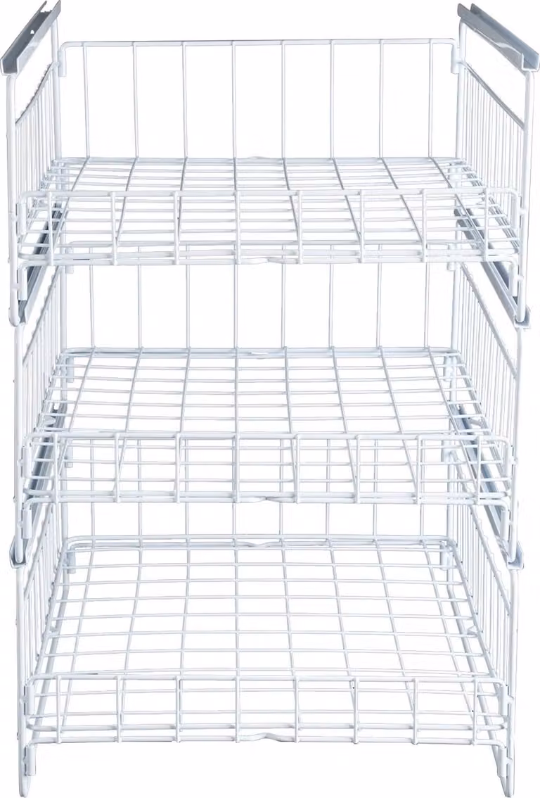 Scaffale estraibile, grande capienza, design intuitivo, BIANCO