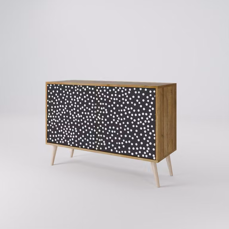 Cassettiera Spacerebels a 2 ante - credenza cassettiera - credenza alta - mobile guardaroba - soggiorno camera da letto - 57,5×111×42 (HxLxP)