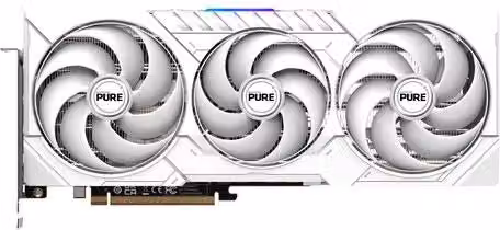 Scheda Video Sapphire Radeon RX 9070 XT Pure RX 9070 XT Gaming OC 16GB Bianca con Dual HDMI e Dual DisplayPort