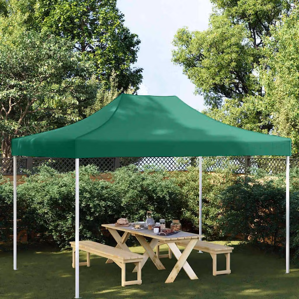 Maison Exclusive - Telo per tendone da festa 4,5x3 m verde 270 g/m²