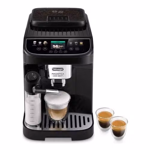 De'Longhi Magnifica Evo Next ECAM310.60.B, Macchina Automatica per Caffè con Caraffa Montalatte, 10 Bevande, Display Touch, Nero – 2