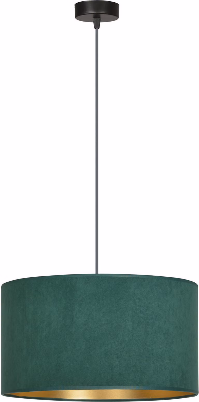 LAMPADA A SOSPENSIONE Emibig 1xE27 60W HILDE 1 BL VERDE 1051/1