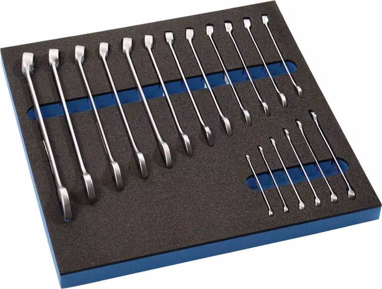 Set di utensili da 18 pezzi, modulo 2/3, larghezze delle chiavi da 6 a 24 mm