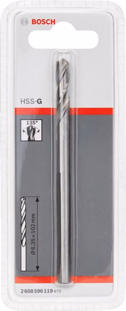 Punta centrale HSS-G, 102 mm